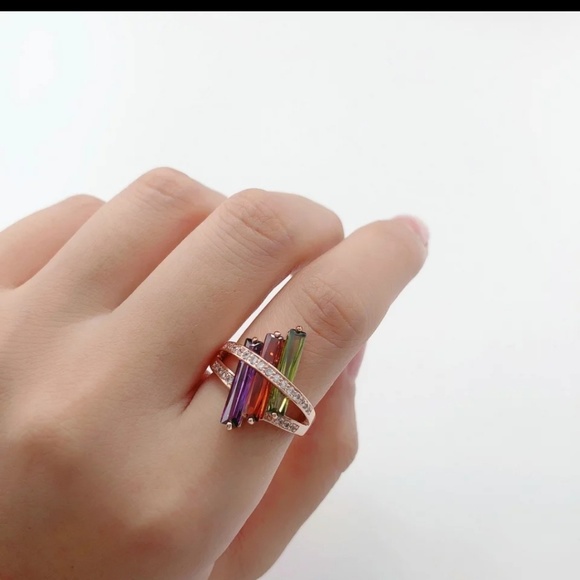 💞💥💫HOST PICK 🤩😍New, Stunning Australian Crystal Ring - Picture 5 of 5